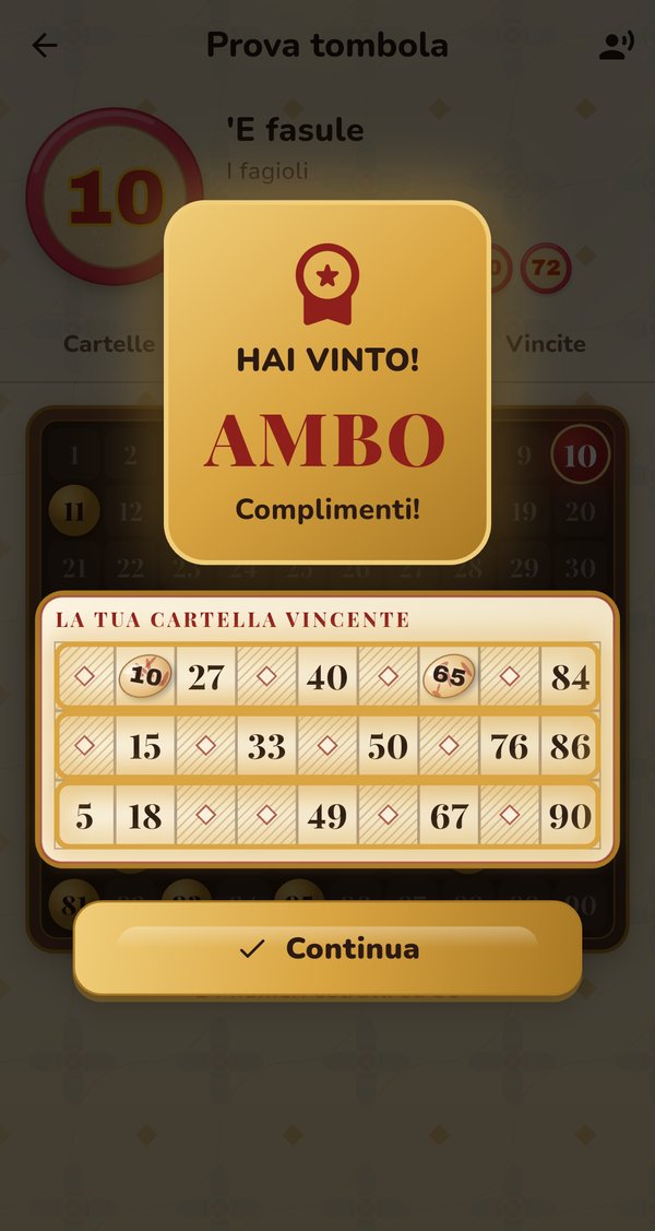 Confezione &mdash; Tombola! - L'app per giocare a tombola online